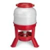 Mangeoire à Trémie Poule En Plastique Avec Pieds 30L Rouge Et Blanche - Gaun 2 Mangeoire à Trémie Poule En Plastique Avec Pieds 30L Rouge Et Blanche - Gaun -Poulaillers 11265