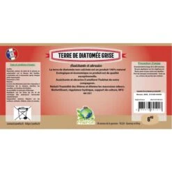 Terre De Diatomée Grise Calcinée Non-alimentaire Pour Poules Et Volailles Seau 6kg - Prefor -Poulaillers 21501050 1
