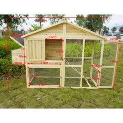 Poulailler Jersey Toit Shingle Avec Parc 4 à 6 Poules 19 Poulailler Jersey Toit Shingle Avec Parc 4 à 6 Poules -Poulaillers 3061 dimension 1