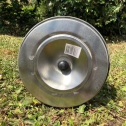 Abreuvoir Poule En Acier Inoxydable 4L - Gaun 13 Abreuvoir Poule En Acier Inoxydable 4L - Gaun -Poulaillers abreuvoir inox volaille 4l vue dessous