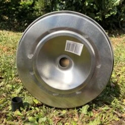 Abreuvoir Poule En Acier Inoxydable 4L - Gaun 12 Abreuvoir Poule En Acier Inoxydable 4L - Gaun -Poulaillers abreuvoir inox volaille 4l vue dessous bouchon ouvert