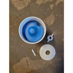 Abreuvoir Poule En Plastique Avec Pieds Imperial Easy Clean 20L Bleu Et Blanc - Gaun -Poulaillers abreuvoir poule plastique imperial gaun filtre reglable