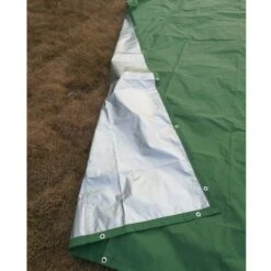 Bâche Pour Grand Enclos Poulailler Parc Grillagé 4x2x2,25m 11 Bâche Pour Grand Enclos Poulailler Parc Grillagé 4x2x2,25m -Poulaillers bache pour parc grillage poulailler depliee retournee 1