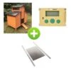 Kit Poulailler Farmer L 4 à 6 Poules Bois FSC Avec Portier Zen Farm Autonome Et Trappe Taille Medium -Poulaillers bundle farmer l