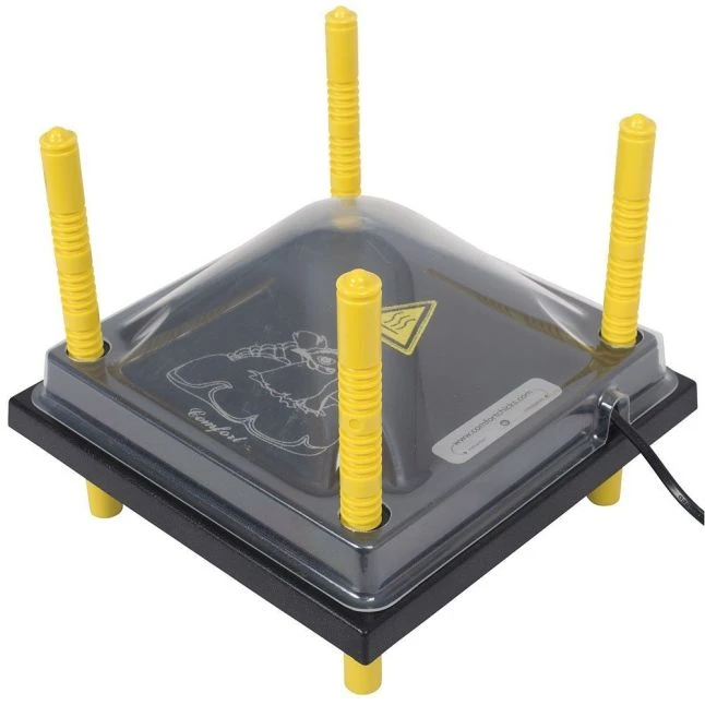 Panneau Chauffant Pour Poussin Comfort 30x30cm 22W Avec Son Couvercle De Protection - Olba 3 Panneau Chauffant Pour Poussin Comfort 30x30cm 22W Avec Son Couvercle De Protection - Olba