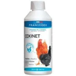 Complément Alimentaire Pour Poules Et Volailles Traitement Anticoccidien Coxinet 250ML - Francodex