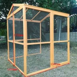 Grand Parc Grillagé Pour Poulailler Vorwerk -Poulaillers extension poulailler vorwerk et gournay vue profil mensurations