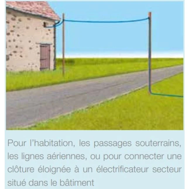 Fil électrique Conducteur Haute Isolation Pour Clôture Poule Et Volaille Fisol 25m - Lacmé 6 Fil électrique Conducteur Haute Isolation Pour Clôture Poule Et Volaille Fisol 25m - Lacmé – Image 4