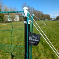 Filet Poule Grande Hauteur Double Pointe 50m X 1,26m - Zen Farm 40 Filet Poule Grande Hauteur Double Pointe 50m X 1,26m - Zen Farm -Poulaillers filet poule zen farm 126cm 15m detail etiquette 2