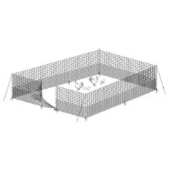 Filet Poule Grande Hauteur Double Pointe 15m X 1,26m - Zen Farm 26 Filet Poule Grande Hauteur Double Pointe 15m X 1,26m - Zen Farm -Poulaillers filet poule zen farm 15m