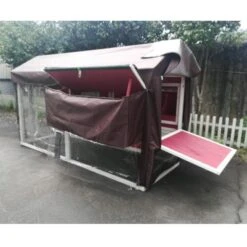 Housse De Protection Pluie Poulailler Deluxe -Poulaillers housse protectrice poulailler deluxe arriere