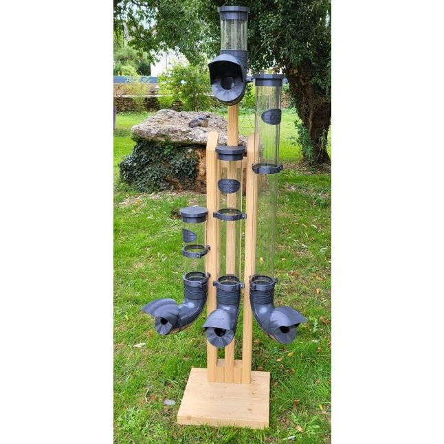 Mangeoire Pour Poule En Plastique Gris Tube Transparent 7kg Prima - Evena 9 Mangeoire Pour Poule En Plastique Gris Tube Transparent 7kg Prima - Evena – Image 7