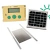 Portier Zen Farm Autonome Solaire Poulailler Et Trappe En Aluminium Taille Medium -Poulaillers kit portier zf autonome solaire et trappe m