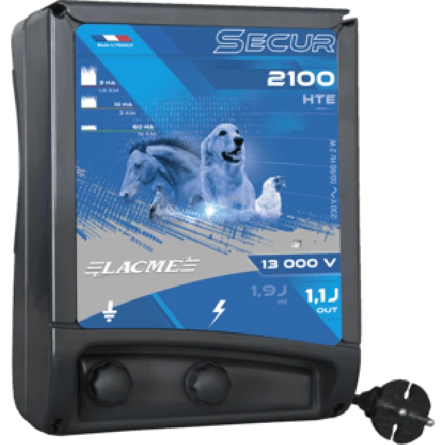 Electrificateur De Clôture Poule Et Volaille Secteur Secur 2100 HTE - Lacmé 3 Electrificateur De Clôture Poule Et Volaille Secteur Secur 2100 HTE - Lacmé