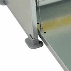 Mangeoire Anti Nuisible Poule Alma Basica Tôle Galvanisée 30L -Poulaillers mangeoire a pedale alma basica 30l 21kg river systems pied