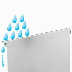 Mangeoire Anti Nuisible Poule Alma Basica Tôle Galvanisée 11L -Poulaillers mangeoire anti nuisible alma basica 11l river systems couvercle pente