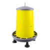 Mangeoire à Trémie Poule Tige Métal Et Pieds 15Kg - River Systems -Poulaillers mangeoire plastique jaune tige metal avec pieds 20litres river systems 1