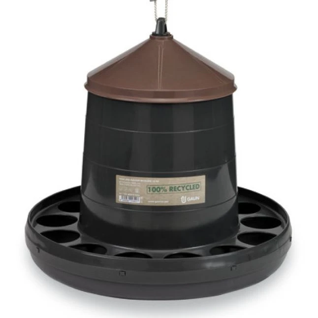 Gaun Mangeoire Poule En Plastique Recyclé Gamme Eco 12Kg 3 Gaun Mangeoire Poule En Plastique Recyclé Gamme Eco 12Kg