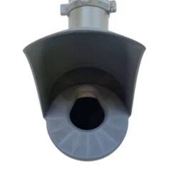 Mangeoire Pour Poule En Plastique Gris Tube Transparent 7kg Prima - Evena 16 Mangeoire Pour Poule En Plastique Gris Tube Transparent 7kg Prima - Evena -Poulaillers mangeoire poule plastique tube transparent detail coupelle