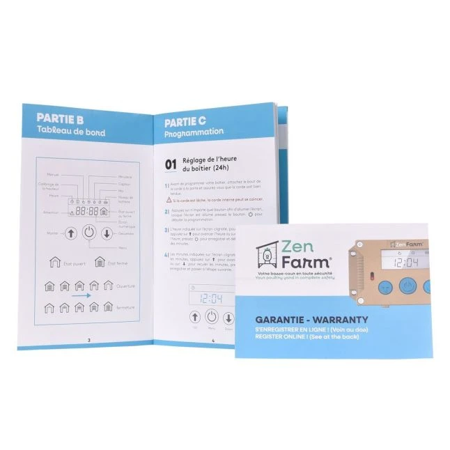 Portier Zen Farm Poulailler Et Trappe En Aluminium Taille Small 4 Portier Zen Farm Poulailler Et Trappe En Aluminium Taille Small – Image 2