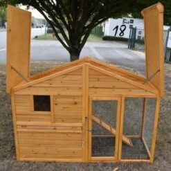 Poulailler Orava Toit Shingle Ouvrant 2 à 4 Poules 31 Poulailler Orava Toit Shingle Ouvrant 2 à 4 Poules -Poulaillers orava vue toit ouvert