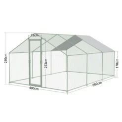 Enclos Poulailler 24m² Tubes 38mm H2,8m - Parc Grillagé Renforcé 6x4m - Acier Galvanisé 14 Enclos Poulailler 24m² Tubes 38mm H2,8m - Parc Grillagé Renforcé 6x4m - Acier Galvanisé -Poulaillers parc grillage p007 6x4m