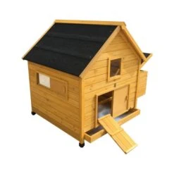 Poulailler Cémani L Toit Shingle Noir 4 à 6 Poules -Poulaillers photo c mani noir 3