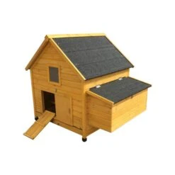 Poulailler Cémani L Toit Shingle Noir 4 à 6 Poules -Poulaillers photo c mani noir 4