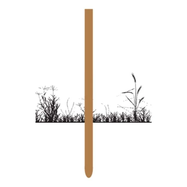 Piquet En Bois De Châtaignier Carré 3x3x150cm Pour Clôture X 9 5 Piquet En Bois De Châtaignier Carré 3x3x150cm Pour Clôture X 9 – Image 3