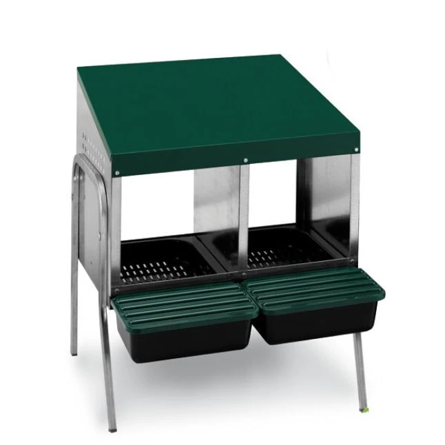 Batterie De Pondoirs Poule 2 Compartiments - Gaun 3 Batterie De Pondoirs Poule 2 Compartiments - Gaun