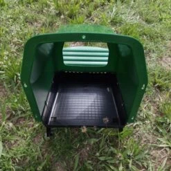 Nid Pondoir Poule En Plastique Avec Cuvette Et Pieds 2 Faces - Gaun -Poulaillers pondoir plastique 1 nichoir avec pieds gaun interieur 1 1