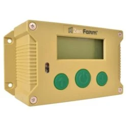 Poulailler Nestera Sur Pieds Taille S Plastique Recyclé 3 à 5 Poules Avec Portier Automatique Autonome Zen Farm -Poulaillers portier automatique poulailler zenfarm vert vue profil 7