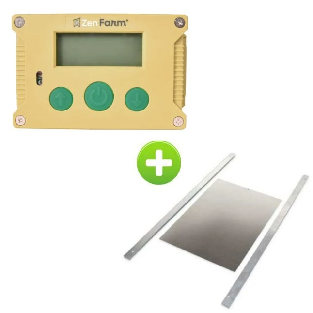 Portier Zen Farm Autonome Poulailler Et Trappe En Aluminium Taille Medium 3 Portier Zen Farm Autonome Poulailler Et Trappe En Aluminium Taille Medium