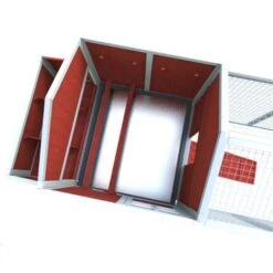 Poulailler Ardennais 6 à 8 Poules Toit Shingle -Poulaillers poulailler ardennais toit shingle 6 8 poules vue interieur