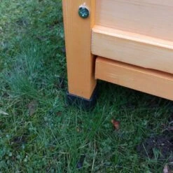 Poulailler Cémani XL Toit Bois 6 à 10 Poules -Poulaillers poulailler bois cemani xl 6 8 poules pied