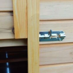 Poulailler Cémani XL Toit Bois 6 à 10 Poules -Poulaillers poulailler bois cemani xl 6 8 poules verrou