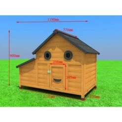 Poulailler Burma 2 à 4 Poules Toit Shingle Ouvrant -Poulaillers poulailler burma 2 a 4 poules dimensions