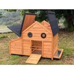 Poulailler Burma 2 à 4 Poules Toit Shingle Ouvrant -Poulaillers poulailler burma 2 a 4 poules toit ouvert