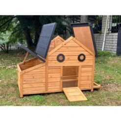 Poulailler Burma 2 à 4 Poules Toit Shingle Ouvrant -Poulaillers poulailler burma 2 a 4 poules tout ouvert