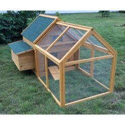 Parc Grillagé Pour Poulailler Cémani L 7 Parc Grillagé Pour Poulailler Cémani L -Poulaillers poulailler cemani avec parc grillage profil 1