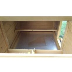 Poulailler Cémani S Toit Bois 2 Poules -Poulaillers poulailler cemani s 2 poules vue interieur