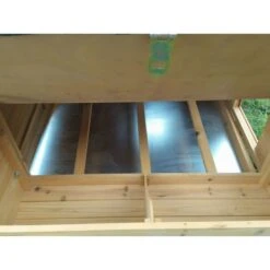 Poulailler Cémani L Toit Shingle Vert 4 à 6 Poules 12 Poulailler Cémani L Toit Shingle Vert 4 à 6 Poules -Poulaillers poulailler cemani vue interieur