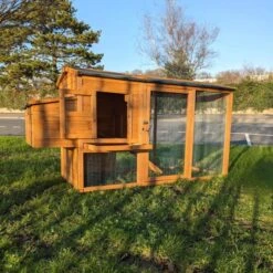 Poulailler Chabo Toit Shingle 2 à 4 Poules -Poulaillers poulailler chabo vue tout ouvert 1