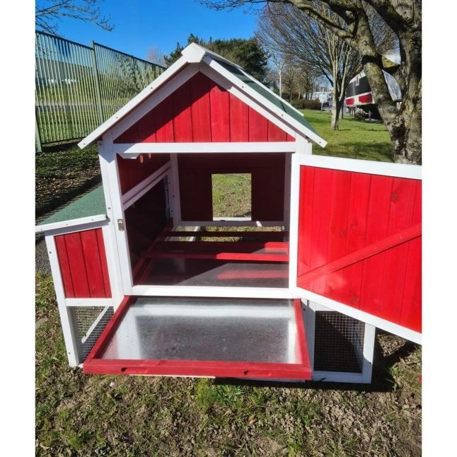 Tiroir à Déjections Pour Poulailler Deluxe 10 à 12 Poules Rouge 4 Tiroir à Déjections Pour Poulailler Deluxe 10 à 12 Poules Rouge – Image 2