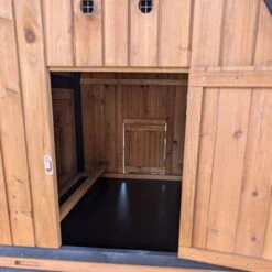 Poulailler Finlandais Toit Tôle Isolé Ouvrable 4 à 8 Poules -Poulaillers poulailler finlandais toit tole isole 4 a 8 poules entree