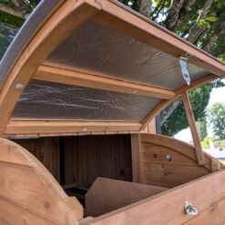 Pondoir Pour Poulailler Finlandais -Poulaillers poulailler finlandais toit tole isole 4 a 8 poules interieur pondoir 2