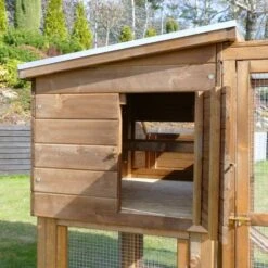 Poulailler Houdan XL Sur Pilotis Toit Shingle Noir 6 Poules Bois Epicéa 11 Poulailler Houdan XL Sur Pilotis Toit Shingle Noir 6 Poules Bois Epicéa -Poulaillers poulailler houdan xl pilotis porte exterieure ouverte