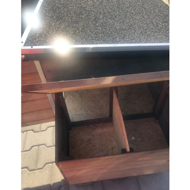 Poulailler Houdan XL Toit Shingle Noir 6 Poules Epicéa FSC 12 Poulailler Houdan XL Toit Shingle Noir 6 Poules Epicéa FSC – Image 10