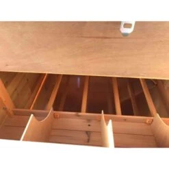 Poulailler Cémani XL Toit Shingle Noir 6 à 10 Poules 13 Poulailler Cémani XL Toit Shingle Noir 6 à 10 Poules -Poulaillers poulailler landais toit noir interieur pondoir