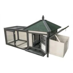 Liquidation - Poulailler Nankin Toit Shingle 2 à 4 Poules Bois FSC -Poulaillers poulailler nankin 4 6 poules ouvert 1